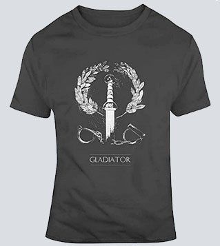 Camiseta romana de gladiador