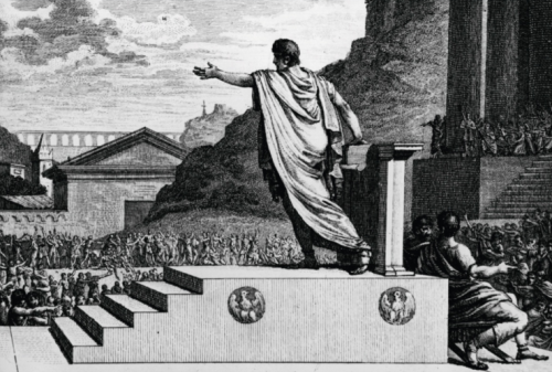 Cayo Graco se dirige a la plebe - Resumen de la historia de Roma