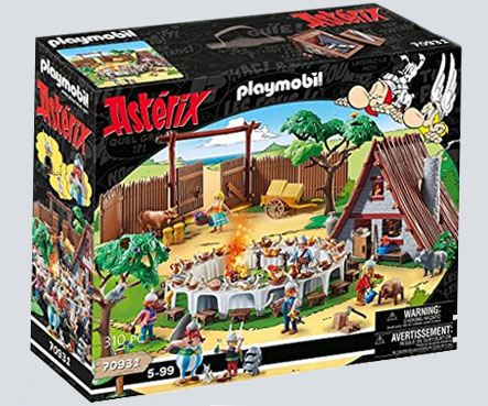Set de Playmobil del banquete de la aldea gala de Astérix