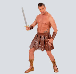 Disfraz de gladiador