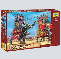 Miniaturas de elefantes de guerra de Zvezda