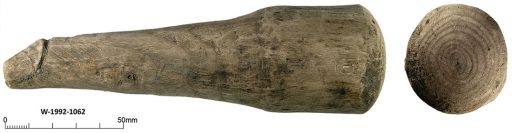 Consolador romano de madera descubierto en Gran Bretaña