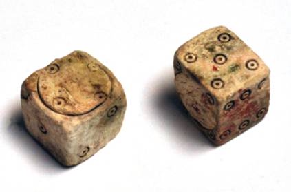 Dados trucados encontrados en Pompeya Dados cargados encontrados en Pompeya