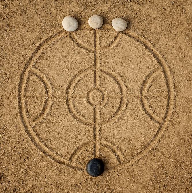 Recreación virtual de un juego del oso Reconstrucción virtual de un juego del oso